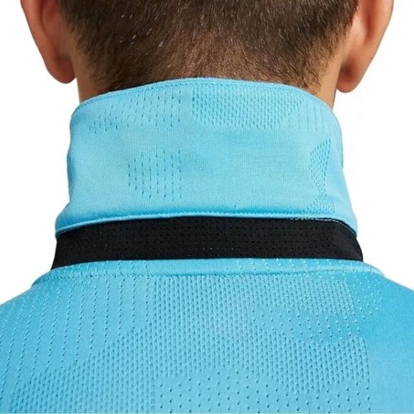 Nike Dri-FIT Tour Golf Polo Shirt Blue Lightweight - Picture 6 of 10